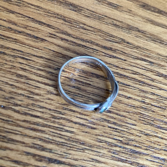 Vintage 925 sterling silver. approximately size 6.75 US snake ring. Peridot. - Picture 6 of 8